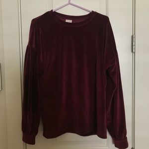 A New Day - Velvet Sweater, Large